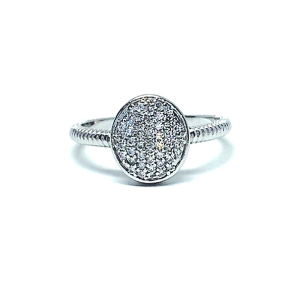 Sterling Silver Cubic Zirconia Ring - Picture 2 of 5